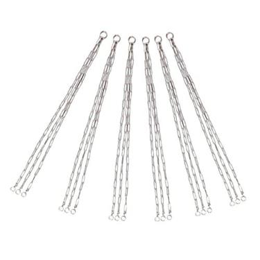 Imagem de Kit 6 Corrente de Pendurar Vaso e Planta Grande Tamanho 84 Cm De Metal