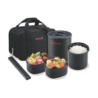 Imagem de ZOJIRUSHI MARMITA TERMICA SZMB04 BA BLACK 960ml 4P