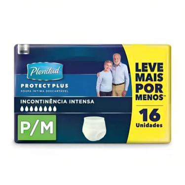 Imagem de Roupa Íntima Descartável Plenitud Protect Plus com 16, 1, P/M, 16