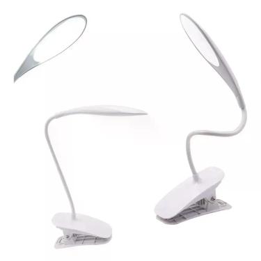 Imagem de Luminária De Mesa Touch De Led Nsbao Com Presilha Cabo Usb Garra