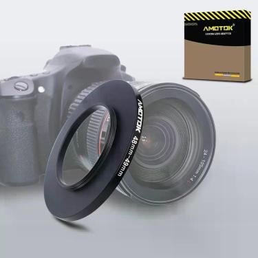 Imagem de Adaptador de Lente AMOTOK 48mm para 49mm - Anel de Elevação para Filtr