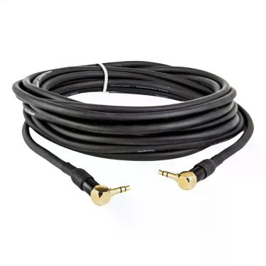 Imagem de Cabo Adaptador P2 Estereo 90° Para P2 Estereo 90° - 30 Cm