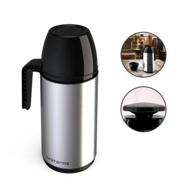Imagem de Garrafa Térmica Café Roma 1 Litro ou 500ML Leite Chá Chimarrão Tereré 