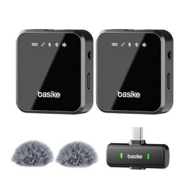 Imagem de Microfone Lapela, Microfone De Lapela Sem Fio, Microfone Para Celular Com à Prova De Vento ReduçãO De Para GravaçãO, Tipo-C