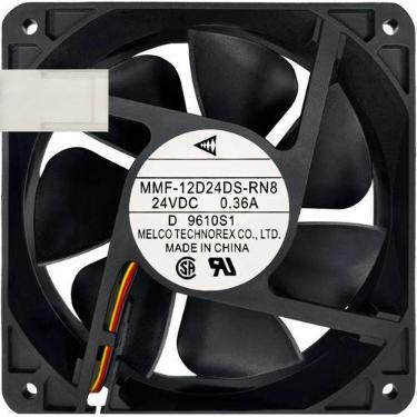 Imagem de Ventoinha MMF-12D24DS 24V 0.36A 8.64W 3L 3P 120X120X38MM B2 - Melco Te