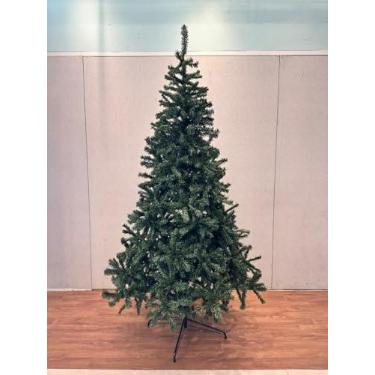 Imagem de Árvore de Natal Luxo 2.10m Modelo Paraty com 720 Galhos Diâmetro 101cm - Pinheiro Realista Verde Classico Auro Home
