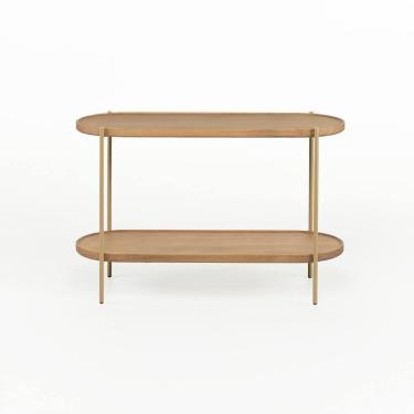 Imagem de Mesa Lateral Cantik Moderna e Elegante para Sala e Quarto 79,5x30 cm -