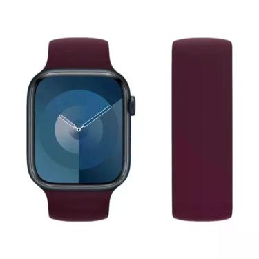 Imagem de Pulseira De Silicone Solo Loop Para Apple Watch De 44mm 45mm 46mm 49mm