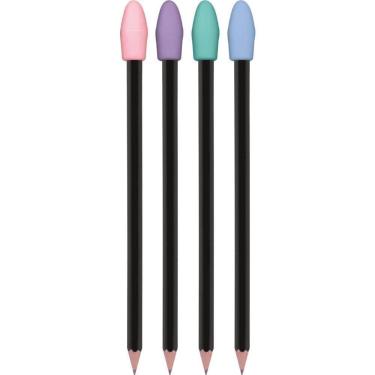 Imagem de Borracha Ponteira Bazze Cores Pastel - Summit