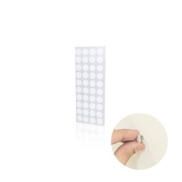Imagem de Tapa Furo Adesivo Branco Liso 13 Mm Cartela Com 52 Unidades - Sr, Ades