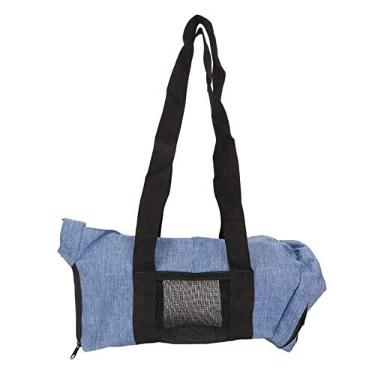 Imagem de Bolsa de Transporte Ajustável de Helicóptero de Gato, Saco de Limpeza Portátil Respirável para Aparar As Unhas Com Forro, Fácil de Usar para Aberturas de Membros