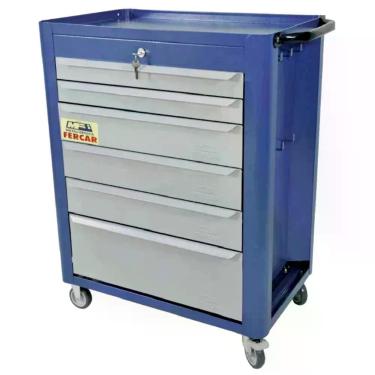 Imagem de Carrinho Para Mecânico C-08 Com 6 Gavetas - 148 - Fercar Carrinho P-mecanico C-6 Gav. 78 - 148 - Fercar