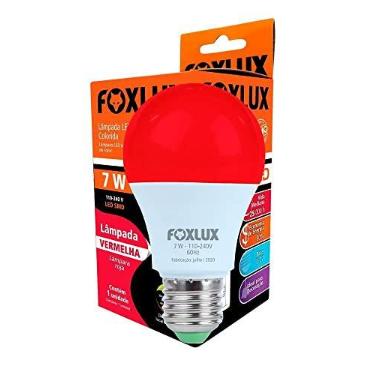 Imagem de Foxlux Lâmpada LED Bulbo 7W Vermelha Bivolt - Efeito Decorativo