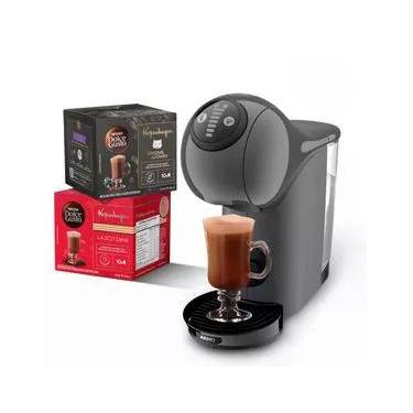 Imagem de Kit Cafeteira Dolce Gusto Genio S Basic Grafite + Bebidas Kopenhagen