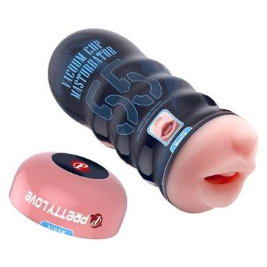 Imagem de Masturbador Masculino Boca Golfcup Cyberskin Boquete
