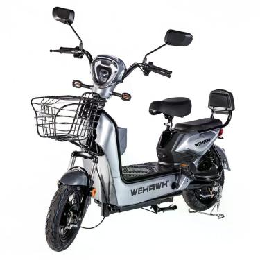 Imagem de Bicicleta Scooter Elétrica Wehawk Basket 600W Autopropelido 40KM 12AH 48V Bivolt