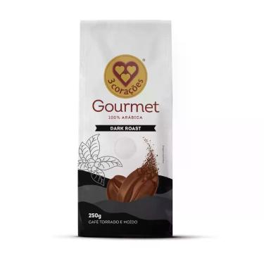Imagem de Café 3 Corações Moído GOURMET DARK ROAST 250g - Três Corações