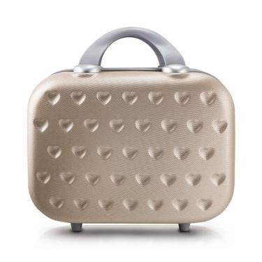 Imagem de Frasqueira de Viagem Maleta Necessaire Rígida ABS Grande de Mão Bordo 
