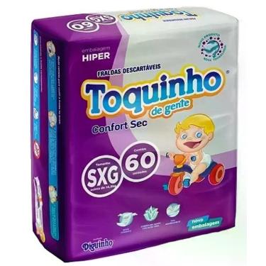 Imagem de Fralda Descartável Toquinho Confort Sec Pacote Hiper Econômico - Toqui