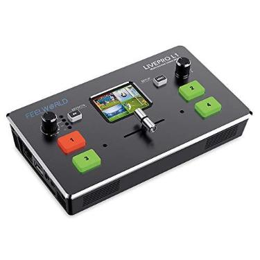 Imagem de Switcher de Vídeo FeelWorld LivePro L1 Live Streaming Multicamera 4x HDMI e USB3.0