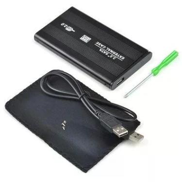 Imagem de Case Para HD FY Externo, Para Notebook, SATA 2.5, USB, Gaveta, Alumínio, Slim