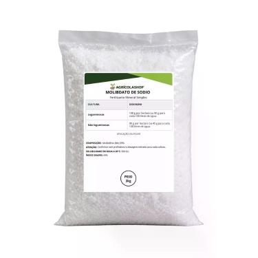 Imagem de Fertilizante Molibdato de Sódio 39% BRQ 3kg Via Foliar - Nutrição de L