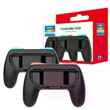 Imagem de Grip Para Nintendo Switch 2 Joy-con Controles Preto Dobe