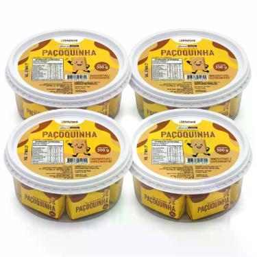 Imagem de Kit 4 Paçoquinha Retangular MELARÉ Potes 300g