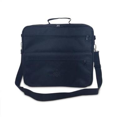 Imagem de Bolsa pasta maleta paramentos maçonico maçonaria símbolo preto