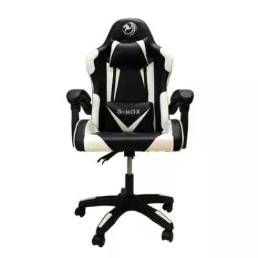 Imagem de Cadeira Gamer G-hox Preto/branco - Ch-7026