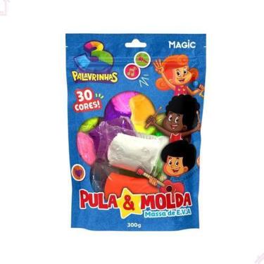 Imagem de Massa De EVA Pula E Molda Massinha Colorida 30 Cores Infantil - Magic 