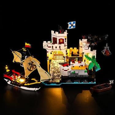 Imagem de GEAMENT LED Light Kit Compatible with Lego Eldorado Fortress - Lighting Set for Icons 10320 (Model Set Not Included)