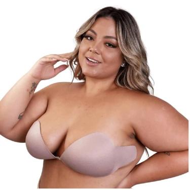 Imagem de Sutiã Adesivo Plus Size Invision Lov 236, Chocolate, 52