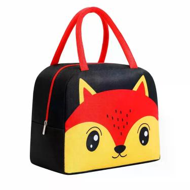Imagem de Bolsa Térmica Infantil para Lanches e Sucos com Revestimento Laminado 
