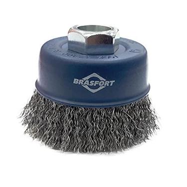 Imagem de Escova de aço 65 mm copo sem haste - BRASFORT