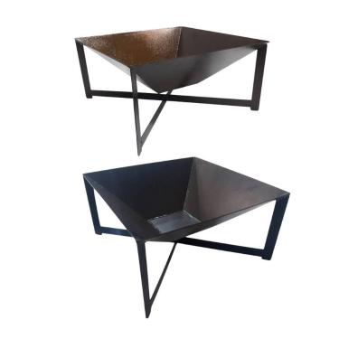 Imagem de Kit 2 Lareiras a Lenha Externa Jardim Área Externa Luxo - INOX LAURIND