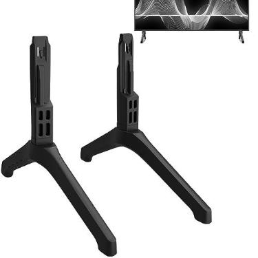 Imagem de Suporte base para Samsung TV Legs, apenas para UN50TU7000BXZA UN50TU700DFXZA UN50TU8000FXZA LH50BETHLGFXZA BN96-50859A BN63-18575X019 BN96N-50856C, com pés antiderrapantes (preto)