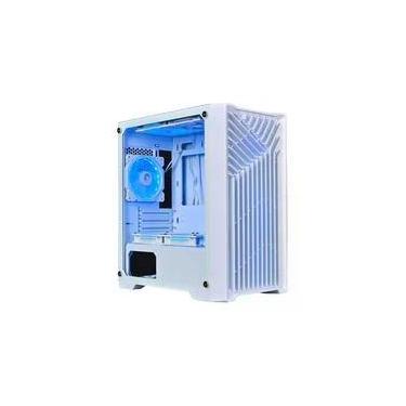 Imagem de Gabinete Gamer Rise Mode X1, Mid Tower, M-ATX, Lateral em Vidro Temperado, Sem FANs, Branco - RM-X1-01-FW