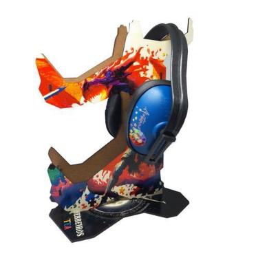 Imagem de Suporte Gamers Autistas para controles com tema Guerreiros e Mundos -