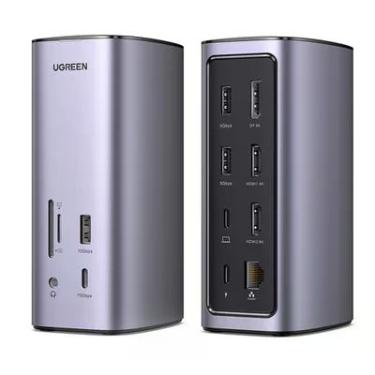 Imagem de Estação De Acoplamento Ugreen, USB C, 12 Em 1, Multifuncional