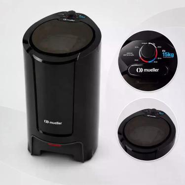 Imagem de Centrífuga de Roupas Mueller Fit 15kg Preta 127V com Timer de 5 Minuto