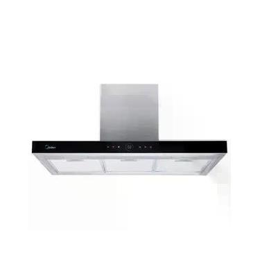 Imagem de Coifa de Parede Smart Pro Touch Midea 90 cm com 03 Velocidades Inox e Preto - MH90M77A
