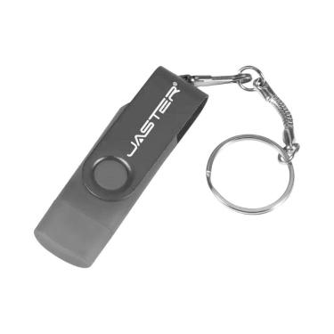 Imagem de Pen Drive Rotativo TYPE-C OTG De 64GB 32GB 16GB Para Telefone Android,