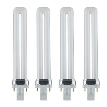 Imagem de SATZOL Lâmpada fluorescente compacta GX23 de 2 pinos 13W 5000K para Sylvania CF13DS/850/ECO- Philips PL-S 13W/850/2P/ALTO-GE F13BX/850/ECO e Plusrite CFT13W/GX23/850