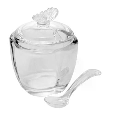 Imagem de Açucareiro de Cristal com Colher Butterfly Wolff 130ml