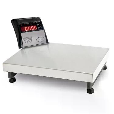 Imagem de Balança Industrial Aço Carbono Bivolt 50kgx10g Base 40cm