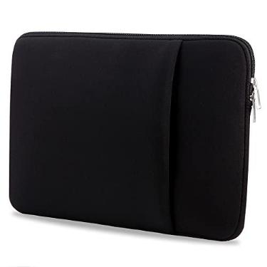 Imagem de Capa para Notebook B2015 Bolsa de Zíper Macia Substituta MacBook Air Pro Ultrabook Fina Leve Espuma Antiestática com Interna Ventilada Forro Esponja Bolso Frontal Tablet Ultrabooks