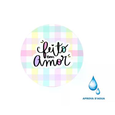 Imagem de Adesivo redondo obrigada pela compra - WR EMPRESAS