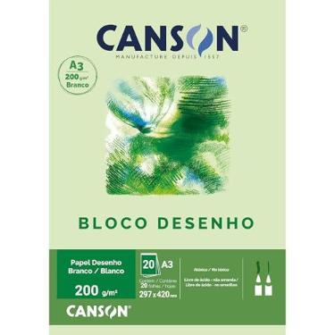 Imagem de BLOCO CANSON A3 200G BRANCO