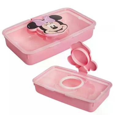 Imagem de Porta Lenço Umedecido Porta Toalhas Umedecidas Mickey Minnie Baby Plas